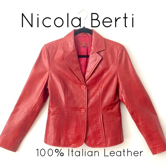 Nicola Berti Jackets & Blazers - Nicola Berti 100% Italian Leather Jacket